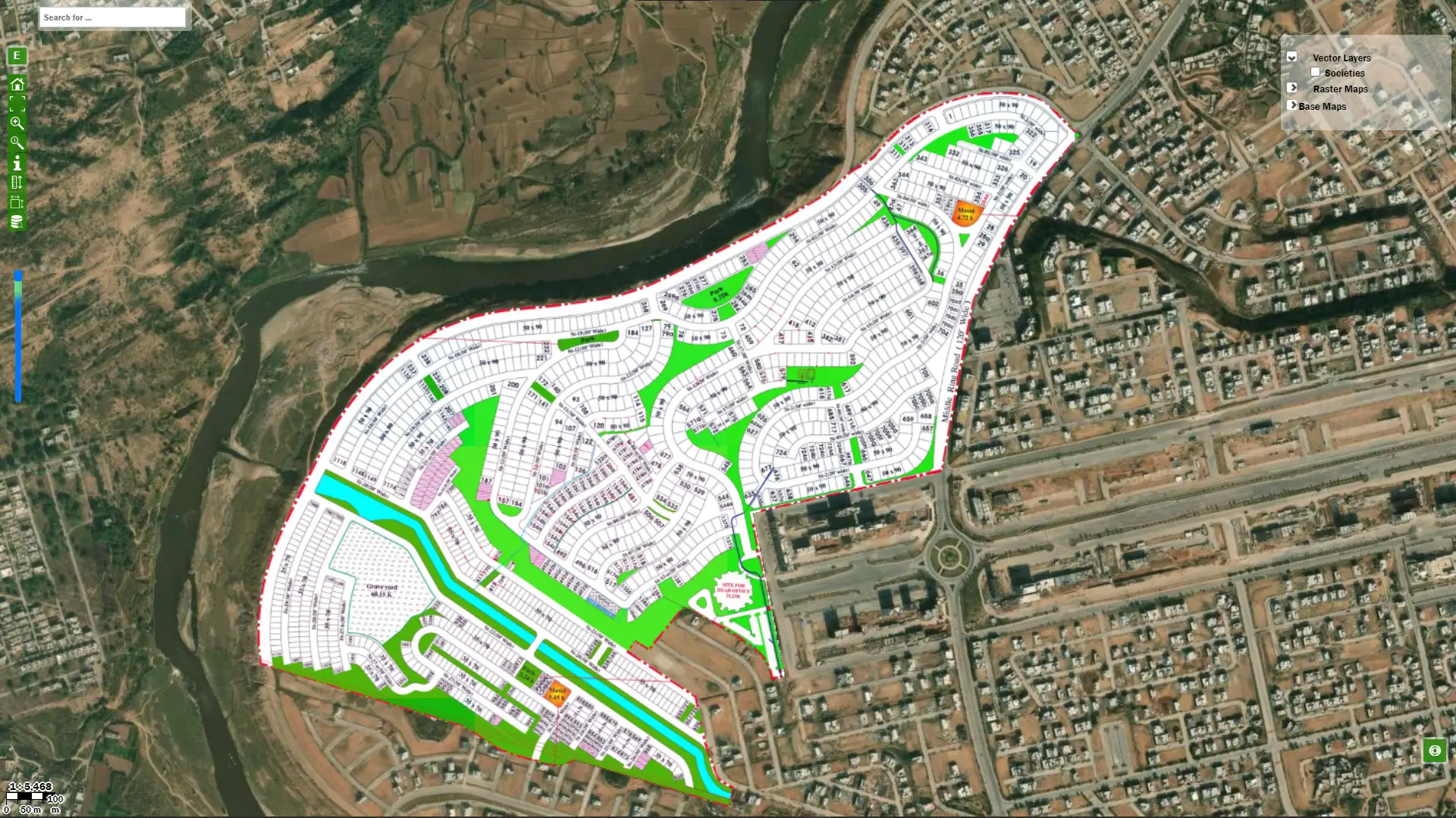 Bahria Town Phase Sector A Rawalpindi Map Plotsmap